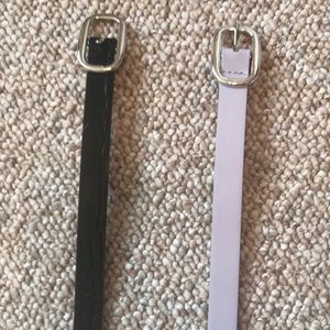 Kohl’s Belts-Black Alligator Texture/Lilac Smooth